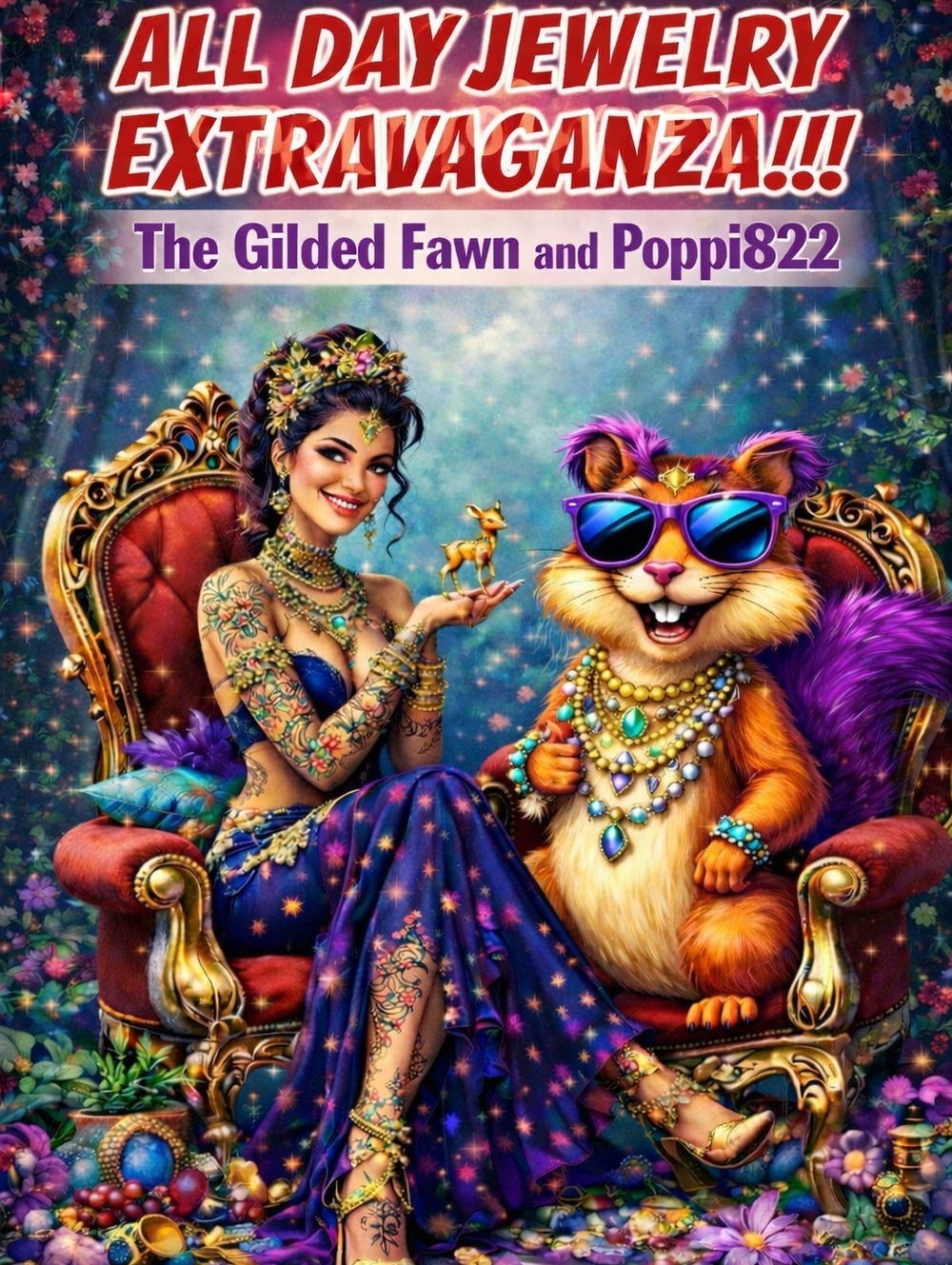12 HR JEWELRY EXTRAVAGANZA!  APRIL 12TH
